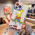 thumbnail image 1 of Funda de teléfono Simpson para iPhone 11 12 13 Mini Pro Max 14 Pro Max Fivean unisex, 1 of 2