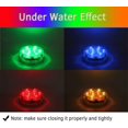 thumbnail image 2 of Submersible Led Lumières Télécommande Batterie Alimenté, Rgb Multi Couleur Changeant Imperméable à l'Eau Lumière 2-pack, 2 of 5