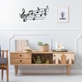 thumbnail image 4 of Black Iron Wall Ornament for Decor Modern Exquisite Musical Note Home Adornment 7.8 Inches, 4 of 8