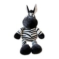 thumbnail image 2 of Muñeco de peluche, juguete de peluche de animales, cómodo animal de peluche lindo de dibujos animados, juguete de peluche suave para adolescentes, Cebra, 2 of 8