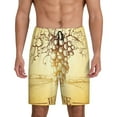 thumbnail image 2 of Picia Bunch of Grapes Pajama Shorts for Men, Men's Pajama Bottoms, Sleepwear,Short Pajama Pants-, 2 of 9