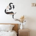 thumbnail image 4 of Espejo de pared OYEFLY, diseño de serpiente negra, luna creciente, madera, 4 of 8