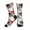 2 Black-2, variant on Women's Men's Mexican Flag Independence Day Colorful Novelty Pattern Crew Athletic Socks