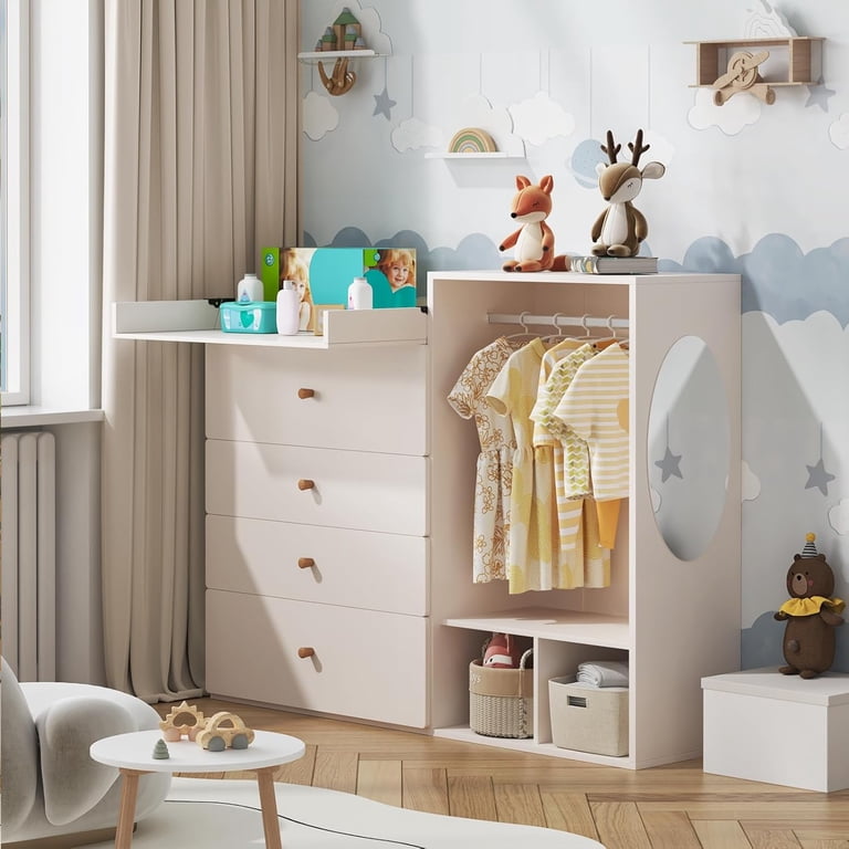 ikea baby dresser 11 Hemnes Hacks for Kids' Rooms and Nurseries over risk IKEA Replica--3 Drawer Chest or