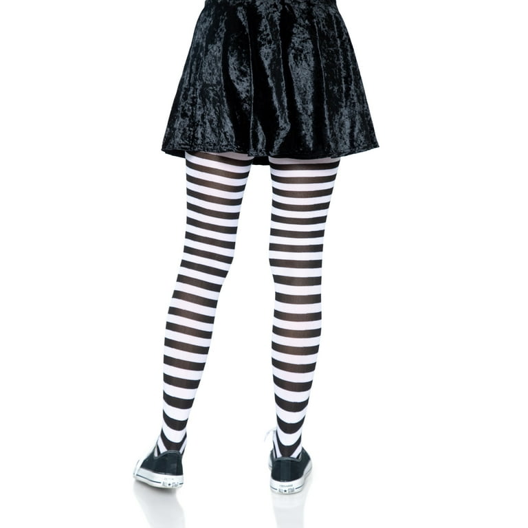 Way to Celebrate Halloween Women's Adult Striped Tights 