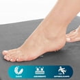 thumbnail image 4 of Set de 2 Tapetes para Baño Bluelander Antiderrapante Memory Foam Gris Claro, 4 of 5