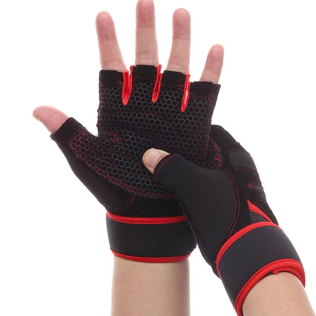 BESTYASH 1Par Guantes Deportivos Con Palma Antideslizante Y Soporte Para Entrenamientos De Fuerza