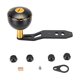 thumbnail image 2 of De Carrete Giratorio De Pesca, De Fibra De Carbono, Perilla De Pesca De Metal único, Eléctrico, Negro, 95mm, 2 of 7