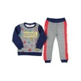 thumbnail image 6 of Marvel Toddler Boys Avengers Superhero 2 Piece Kids Sweat Suit Pajama Set, 6 of 7