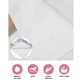 thumbnail image 6 of Blue White Floral Kitchen Dish Towels for Drying Dishes Set of 3, Spring Botanical Leaves Farmhouse Waffle Weave Microfiber Hand Tea Bathroom Towels Quick Dry & Absorbent Towel 15.7x23.6, 6 of 7