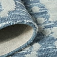 thumbnail image 6 of NICOLE MILLER NEW YORK Mod Weave Abstract Knotted Texture Handcrafted Area Rug, 100% Wool Rug, Navy Blue, 9'x12', 6 of 9