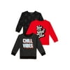 Garanimals Baby and Toddler Boy Fleece Sweatshirts Multipack, 3-Pack, Sizes 12M-5T