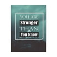 thumbnail image 1 of Inspirational Wall Art Vous Êtes Plus Fort Que Vous Savez Motivation Impression Prêt à Accrocher Artwork Unframed, 1 of 7
