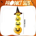 thumbnail image 3 of Light Up Halloween Pumpkin Tower with Witch Hat – 39 Inch Collapsible LED Stacked Pumpkin Decoration, Battery Operated Outdoor Yard Porch Decor for Fall Thanksgiving, 3 of 7