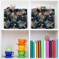 thumbnail image 6 of Coolnut Sea Turtles Foldable Storage Basket for Shelves, Collapsible Sturdy Storage Bin with Handles, Canvas Storage Cube for Organizing Closet 1PCS Home Decor, 6 of 7