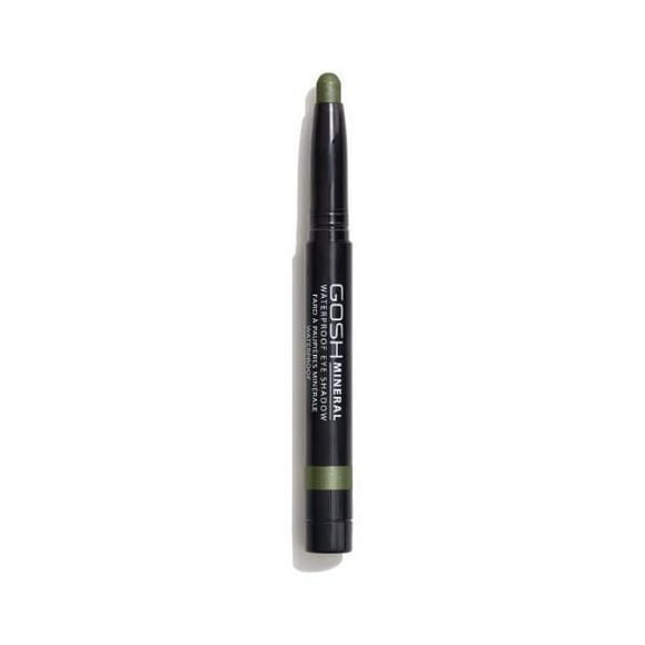 GOSH-Mineral Waterproof Eye Shadow - 013 Olive Green, Waterproof / PERFUME FREE