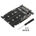 thumbnail image 1 of Adaptador PortáTil SFF-8639 NVME U.2 una NGFF M.2 M Key y B Key SSD PCIE3.0 X16 GEN3 para 2280 2260 2242 2230 SSD, 1 of 10
