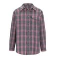 thumbnail image 1 of Erwazi Women Plaid Button Down Shirts Long Sleeve Shacket Jacket Fall Blouses Tops, 1 of 7