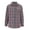 Pink, variant on Womens Button down Shirts Basic Plaid Work Tops Casual Loose Laple Long Sleeve Tshirts with Pocket