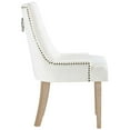 thumbnail image 4 of Modway Pose Dining Chair Performance Velvet Set of 4 in Ivory, 4 of 5