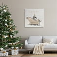 thumbnail image 3 of Stupell Industries Sleigh Ride Winter Scene Holiday Painting Gallery Wrapped Canvas Print Wall Art, 30 x 30, 3 of 8