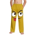 thumbnail image 2 of ATOGUTA Boys Lounge Pants with Pockets Funny Graphic Sweatpants Athletic Sports Pants for Kids Size 4T-14, Yellow, 2 of 5