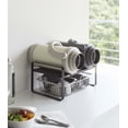 thumbnail image 5 of Yamazaki Home Expandable Kitchen Riser, Black, Steel, Small, Expandable, 5 of 7