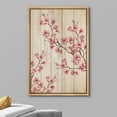 thumbnail image 3 of wall26 Framed Canvas Print Wall Art Vintage Wood Panel Cherry Blossoms Nature Wilderness Illustrations Modern Art Decorative Rustic Relax/Calm for Living Room, Bedroom, Office - 24"x36" Nat, 3 of 5