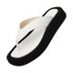 thumbnail image 3 of Flip Flip Flip Mujeres Plataforma cómodas Sandalias Holiday Zapatos al aire libre (39) Blanco, 3 of 9