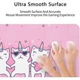 thumbnail image 6 of Cute Unicorn Cat Pink Desk Mat,Extended Gaming Mouse Pad Large Non-Slip Rubber Base Mousepad with Stitched Edges,Waterproof Desk Pad for Computer/Laptop/Work/Office/Home 31.5" X 15.7", 6 of 6