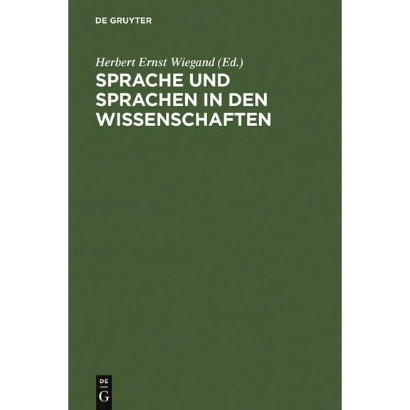 Sprache und Sprachen in den Wissenschaften, (Hardcover)