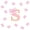 Pink S, variant on Meiyoeat Pink Gold Glitter Print Bow K Letter Twin Sheet Sets for Women Girls, Girly Cartoon Alphabet Bedding, 3pcs