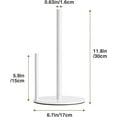 thumbnail image 6 of MaxxMarket Paper Towel Holder White Kitchen Roll Holder, Paper Towel Holder for Kitchen Roll Organize, Countertop Roll Dispenser with Weighted Base, 6 of 7