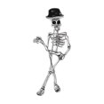 thumbnail image 2 of CASAFUN Halloween Skull Ghost Skeleton Pin Brooch Terrifying Skull Bone Badges Trendy Dress Suit Coat Sweater Lapel Pin Hat Bag Clothing, 2 of 7