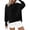 Black, variant on BTFBM Women's Casual Crewneck Sweatshirts Spring Long Sleeve Side Slit Workout Fleece Pullover Top Fashion Clothing