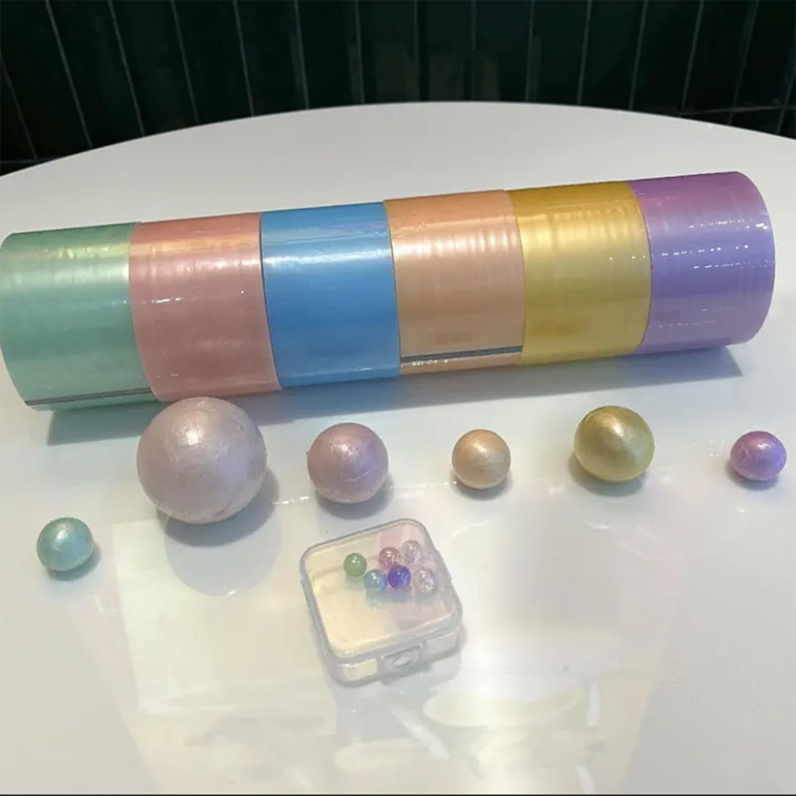 FVDPWYE 6Pcs Sticky Ball Tape Colored Tapes Bulk Colorful Funny Decorative Game Relaxing