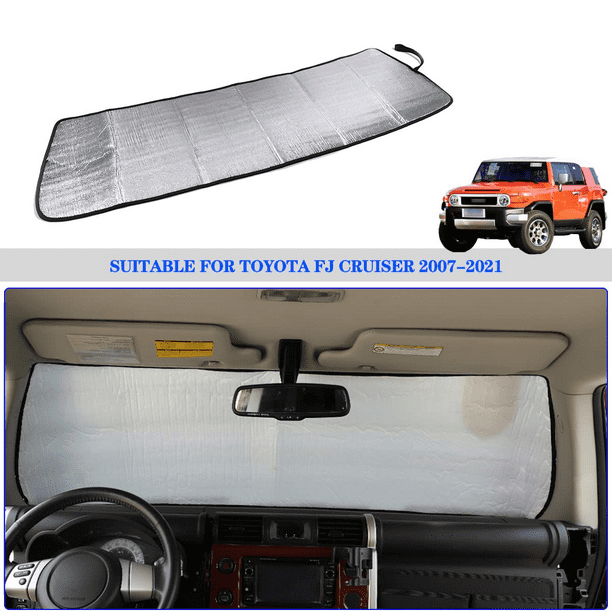 Windshield Sunshade Fit for Toyot FJ Cruiser 20072021, Folding Car