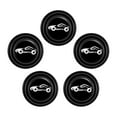 thumbnail image 3 of Universal Car Door Anti Collision Gasket Shock Absorbing Accessory Decoration Protection Thickening Silicone Protector Sticker , 5x Black, 3 of 9