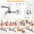 thumbnail image 4 of Dispensador de bebidas de vidrio Moretoes 4L para fiestas con caño, 4 of 8