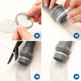 thumbnail image 4 of Lint Traps 10 Pieces Lint Trap Laundry Mesh Washer Hose Filter Hose Screen Filter Catcher with 10 Pcs Cable Ties Sink Drain Hose Filter Catcher for Washing Machine Hose, 4 of 7