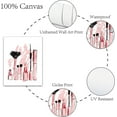 thumbnail image 3 of 4pcs Fashion Women Canvas Wall Art Print Poster Set Unframed Wall Pictures Paintings Perfume Makeup Modern Artwork Decor for Dressing Room Bedroom Bathroom Home Girls Gift 8 x 10inch Pink, 3 of 9