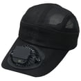 thumbnail image 3 of Women's Wide Brim Sun Hat Baseball Cap Built In USB Fan Cap Adjustable Wind Visor Cap, 3 of 3