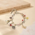 thumbnail image 3 of TS Singer Gold Bracelet Inspired Charm DIY Friendship Jewelry Bracelet for Women Girls Fans Gift, 3 of 6