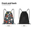 thumbnail image 5 of Bingfone Holiday Christmas Cookies Drawstrings Backpacks Bags For Men Women Gym Drawstrings Bag, 5 of 9