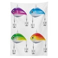 thumbnail image 3 of Ambesonne Fish Tablecloth Rectangular Table Cover, Sea Nautical Animals, 60"x90", Multicolor, 3 of 4