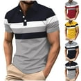 thumbnail image 1 of Sentmoon Chemise pour Hommes Surdimensionnée Décontractée Col Rabattu Manches Courtes Extensible Chemises Décontractées pour Hommes Boutonnée Vêtements Tendance pour Randonnée & Camping Jaune TG, 1 of 8