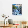 thumbnail image 2 of ONETECH Blue Sky White Forest Canvas Wall Art For Living Room Modern Artwork 16\x20\, 2 of 4
