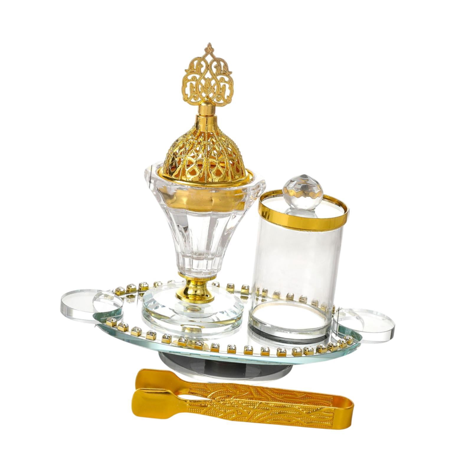 Esquirla Arabic Incense Burner Incense Holder New Year Gift Home Decor Home Fragrance Table Centerpiece Ornament Figurine for SPA