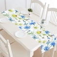 thumbnail image 2 of MKHERT Summer Watercolor Ladybug Butterfly Floral Daisies Table Runner Home Decor for Kitchen Dining Wedding Party 16x72 Inch, 2 of 3