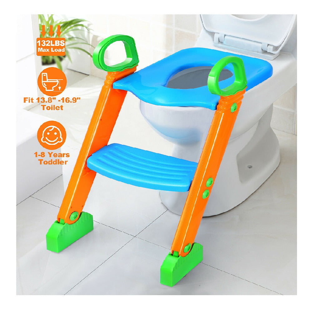 Cushion Handles Potty Trainer Toilet Chair Seat For Kids Boys Girls Toddlers 
